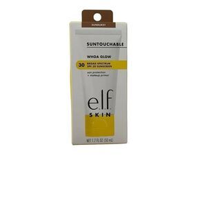 E.L.F NIB Suntouchables Whoa Glow Broad Spectrum SPF 30 Sunscreen in Sunburst